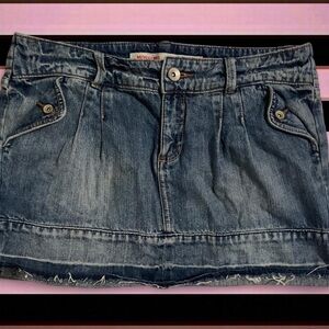 Mossimo Supply Co. Blue Denim Mini Skirt